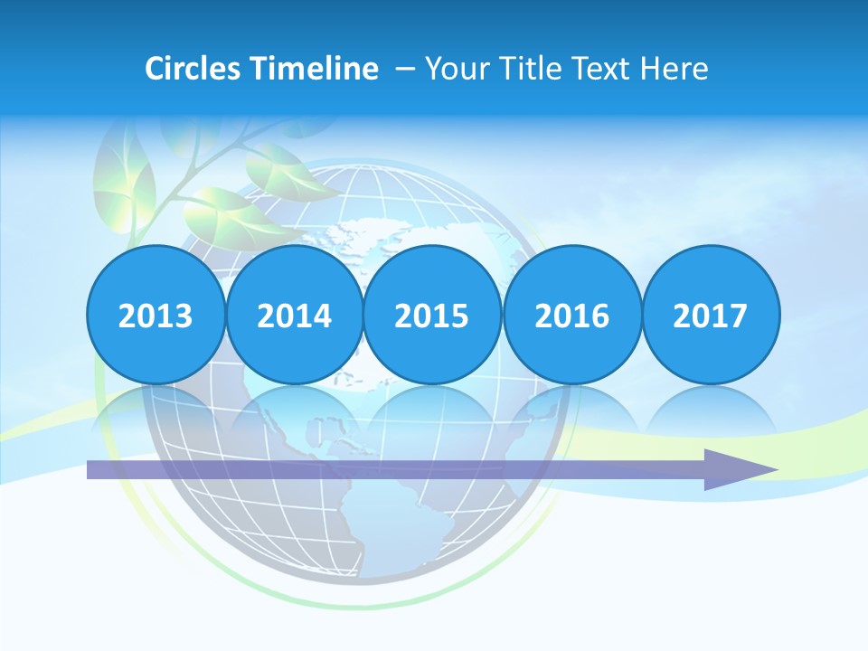 Icon Background Planet PowerPoint Template