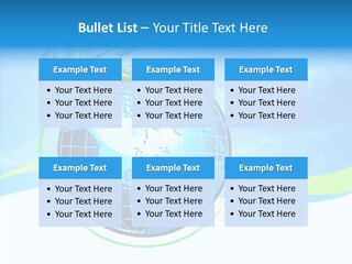 Icon Background Planet PowerPoint Template