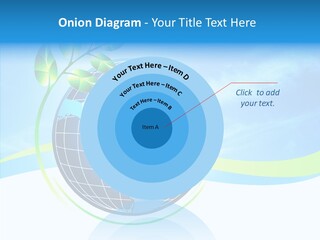 Icon Background Planet PowerPoint Template