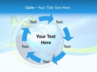 Icon Background Planet PowerPoint Template