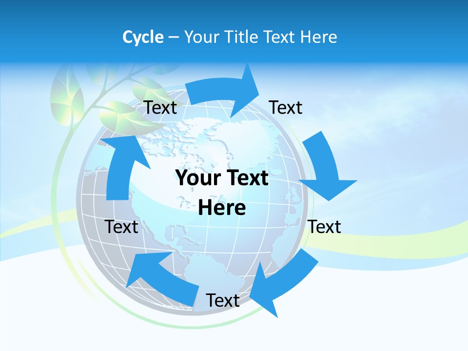 Icon Background Planet PowerPoint Template