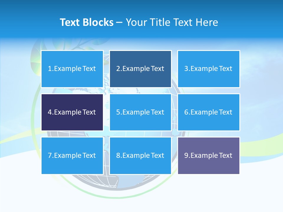 Icon Background Planet PowerPoint Template