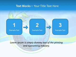 Icon Background Planet PowerPoint Template