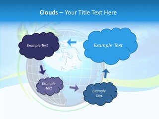 Icon Background Planet PowerPoint Template