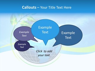 Icon Background Planet PowerPoint Template