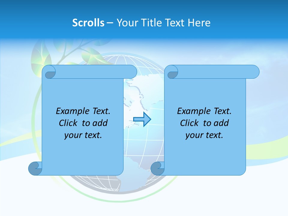 Icon Background Planet PowerPoint Template