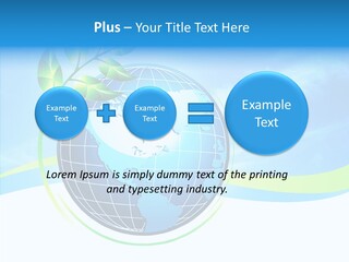 Icon Background Planet PowerPoint Template