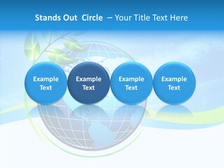Icon Background Planet PowerPoint Template