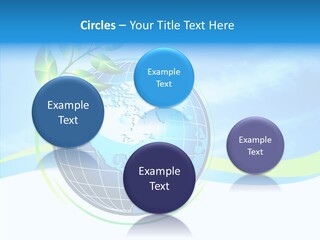 Icon Background Planet PowerPoint Template
