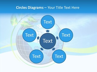Icon Background Planet PowerPoint Template