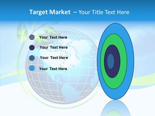 Icon Background Planet PowerPoint Template