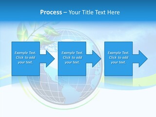 Icon Background Planet PowerPoint Template