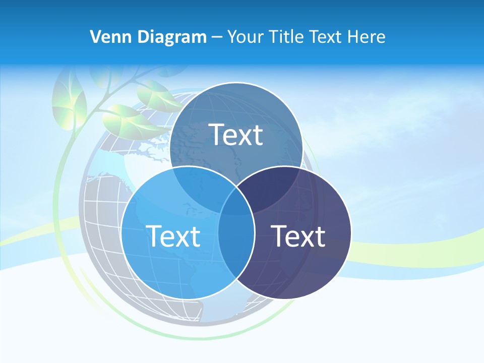 Icon Background Planet PowerPoint Template