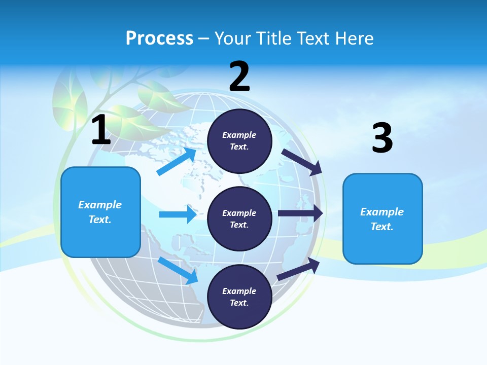 Icon Background Planet PowerPoint Template
