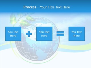 Icon Background Planet PowerPoint Template