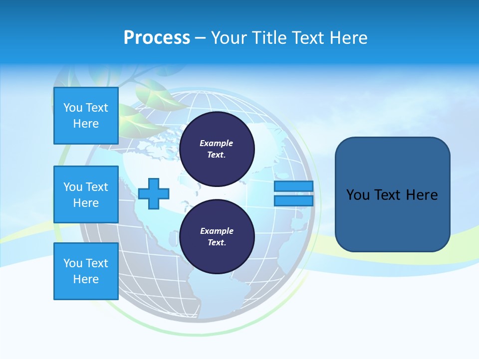 Icon Background Planet PowerPoint Template