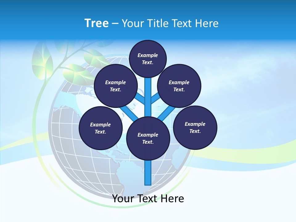 Icon Background Planet PowerPoint Template