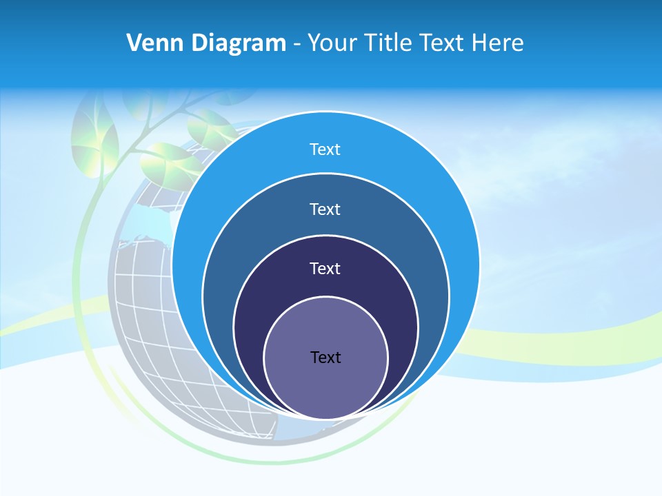Icon Background Planet PowerPoint Template