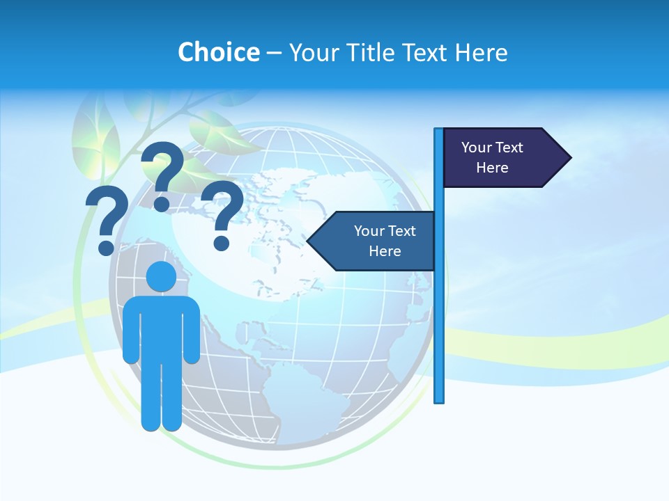Icon Background Planet PowerPoint Template
