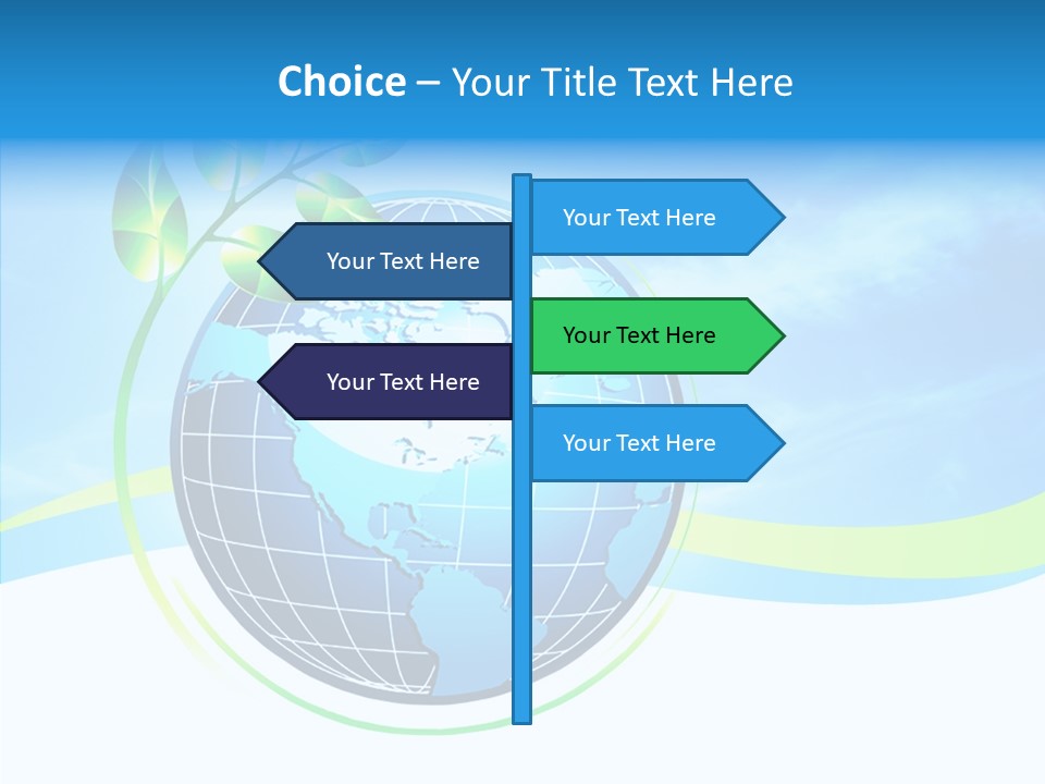 Icon Background Planet PowerPoint Template