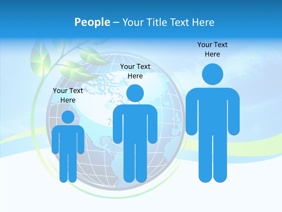 Icon Background Planet PowerPoint Template