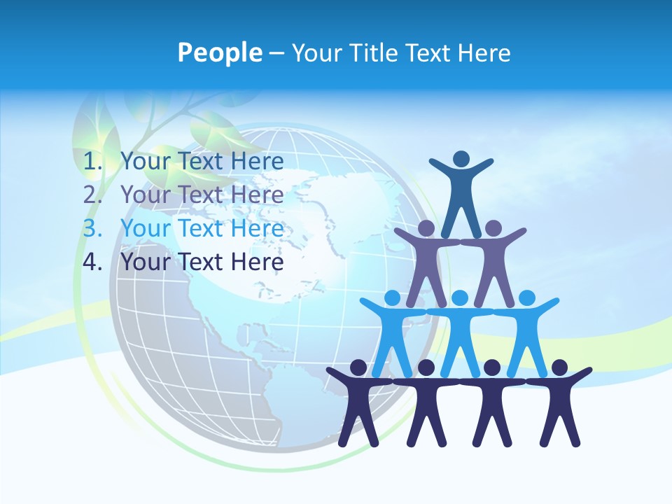 Icon Background Planet PowerPoint Template