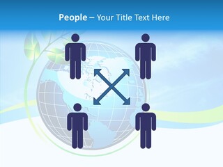 Icon Background Planet PowerPoint Template