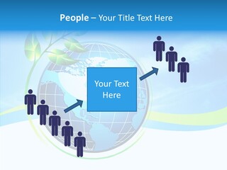 Icon Background Planet PowerPoint Template