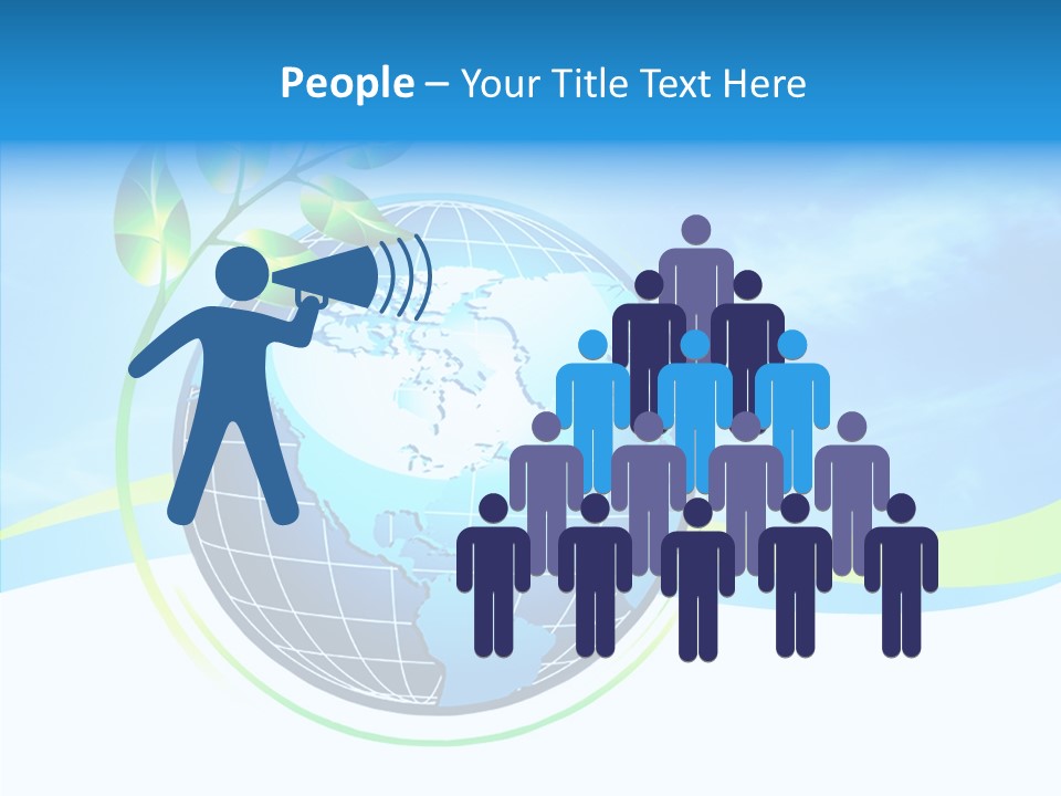Icon Background Planet PowerPoint Template