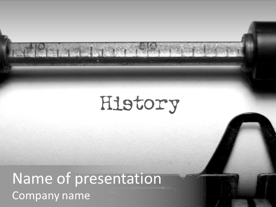 Education Concept Antique PowerPoint Template