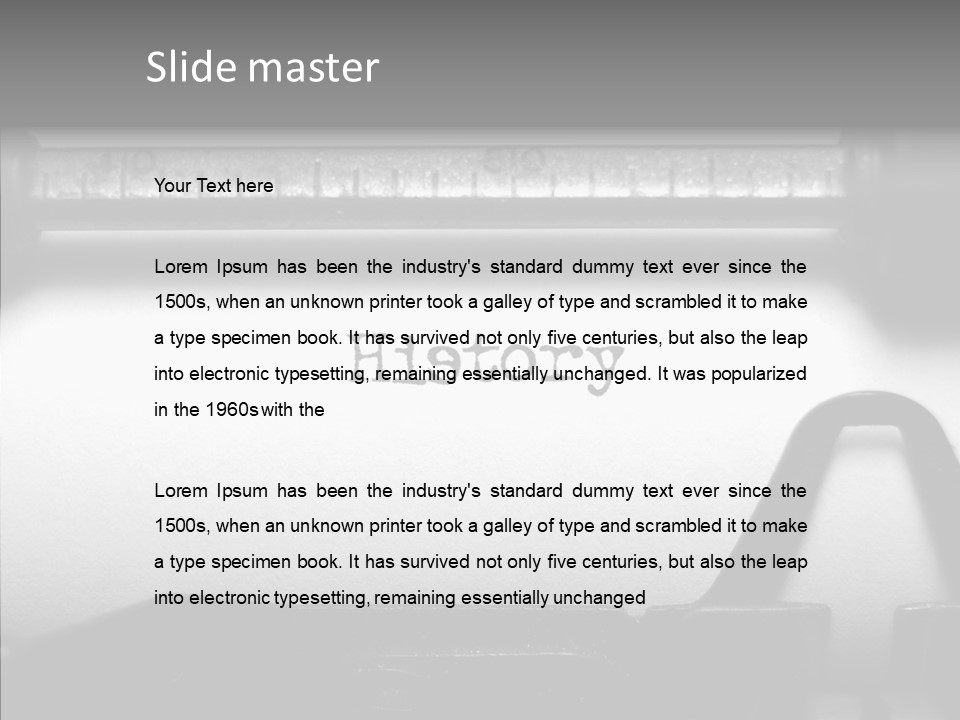 Education Concept Antique PowerPoint Template