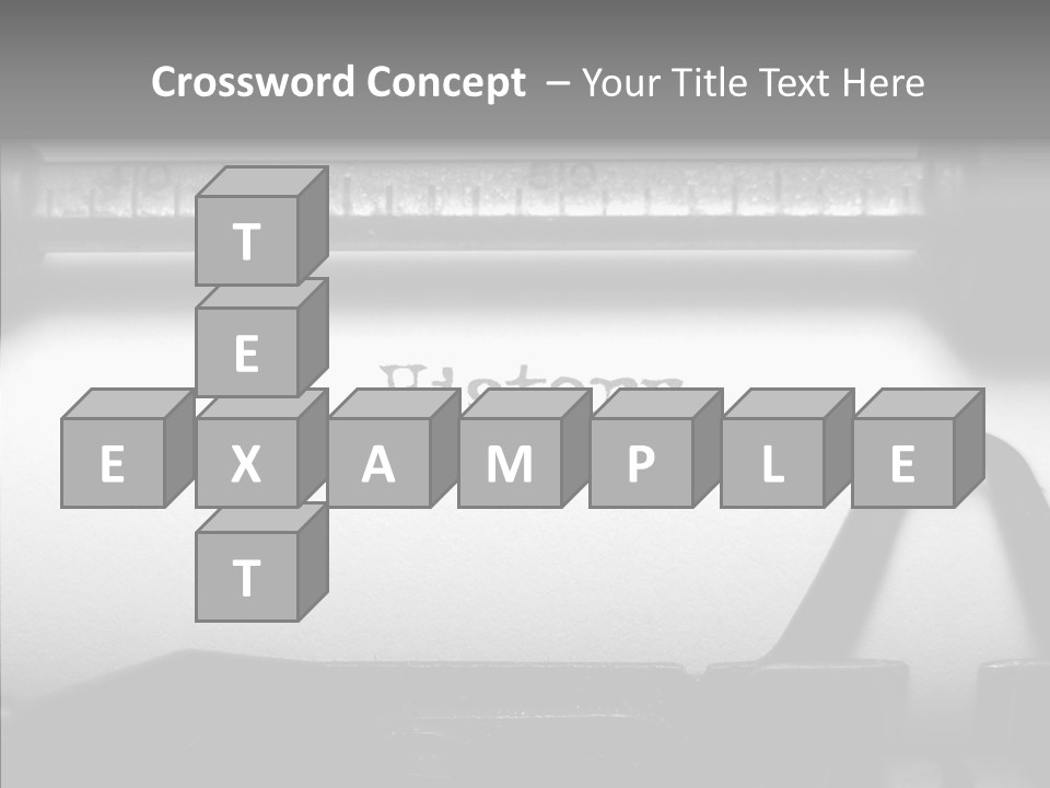 Education Concept Antique PowerPoint Template