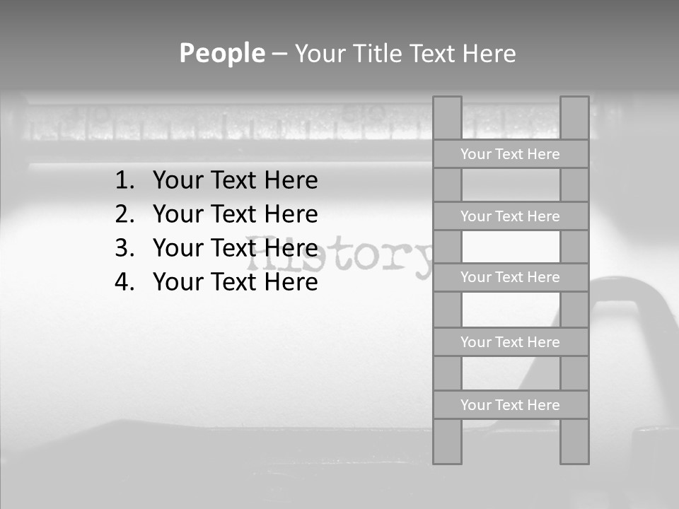 Education Concept Antique PowerPoint Template