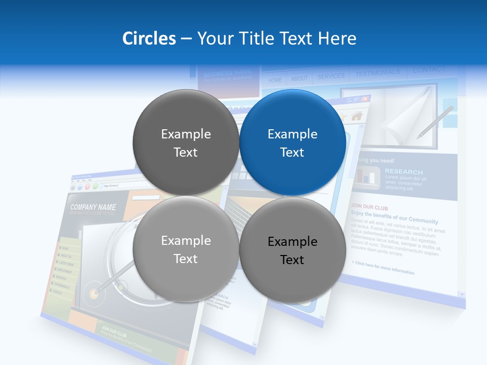 Url Internet Digital PowerPoint Template