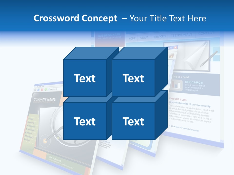 Url Internet Digital PowerPoint Template