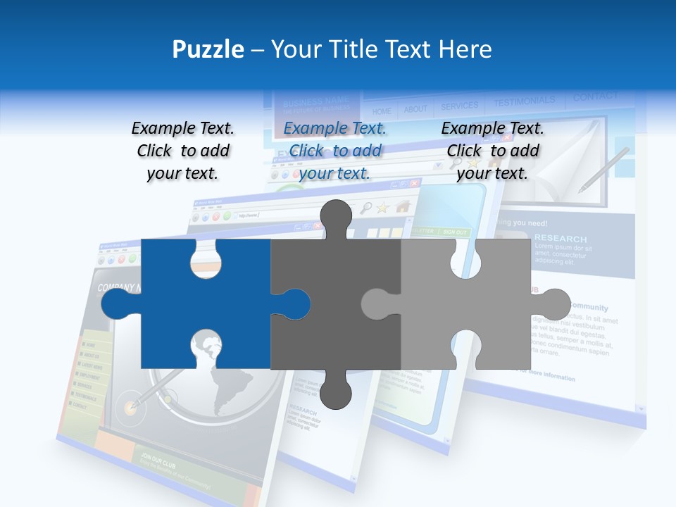 Url Internet Digital PowerPoint Template