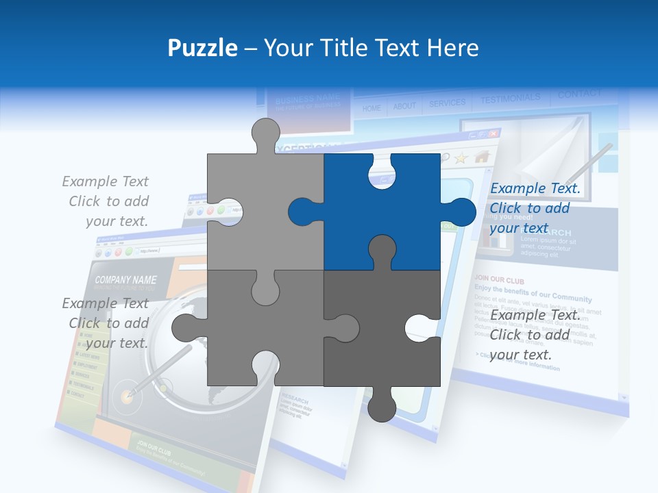 Url Internet Digital PowerPoint Template