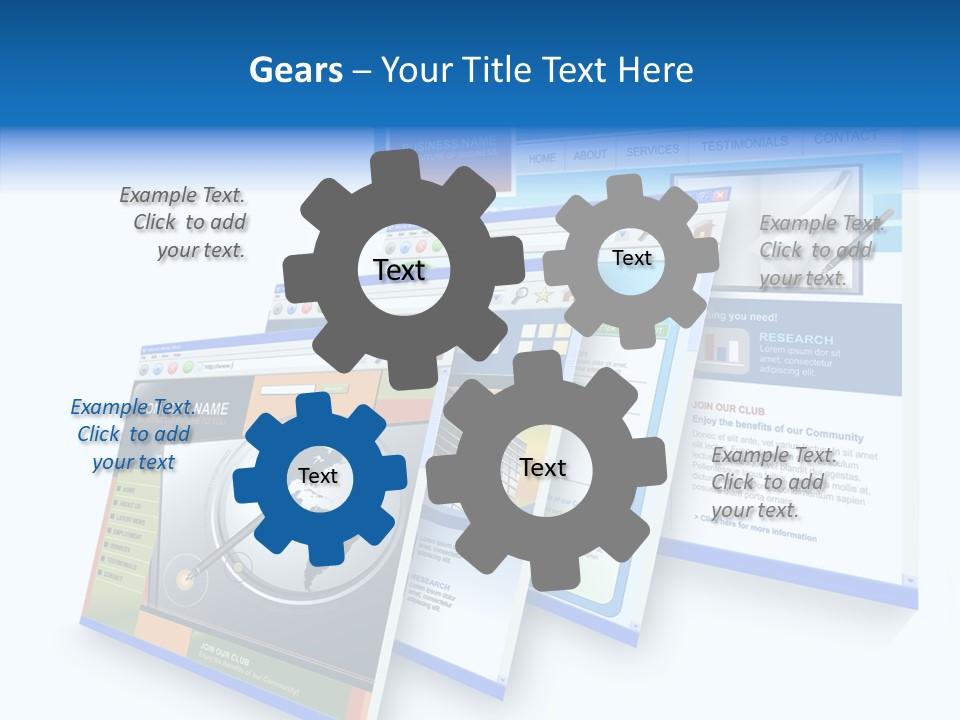 Url Internet Digital PowerPoint Template