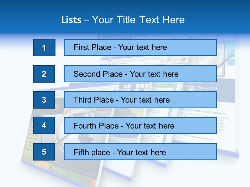 Url Internet Digital PowerPoint Template