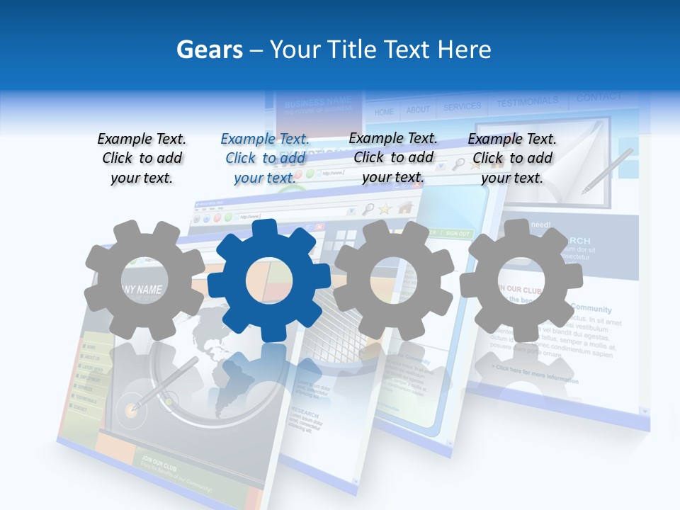 Url Internet Digital PowerPoint Template