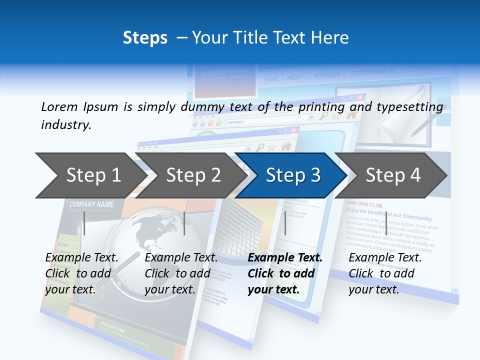 Url Internet Digital PowerPoint Template