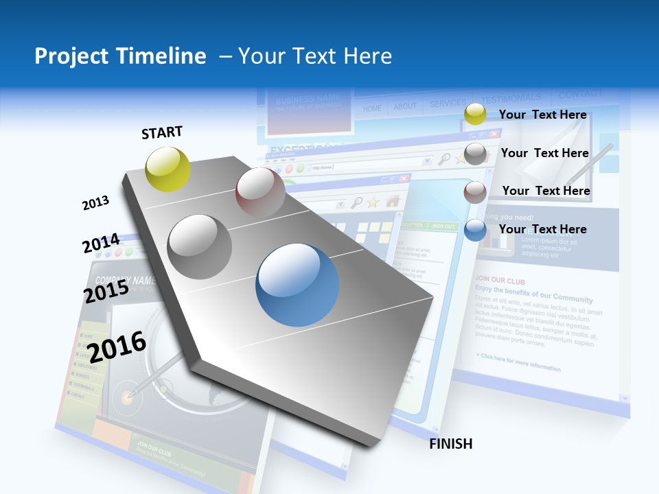 Url Internet Digital PowerPoint Template