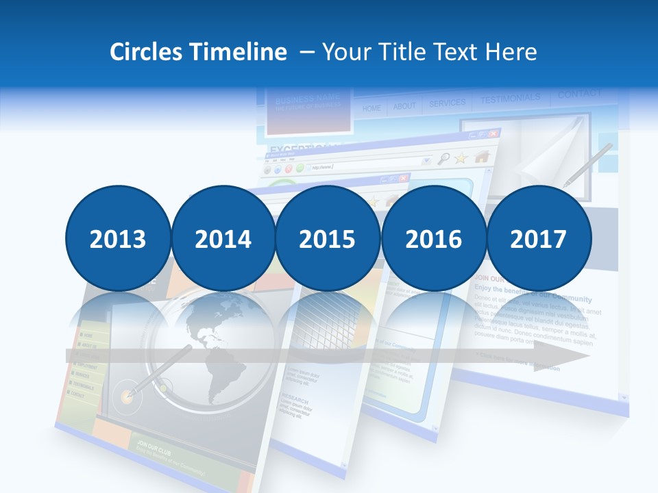 Url Internet Digital PowerPoint Template