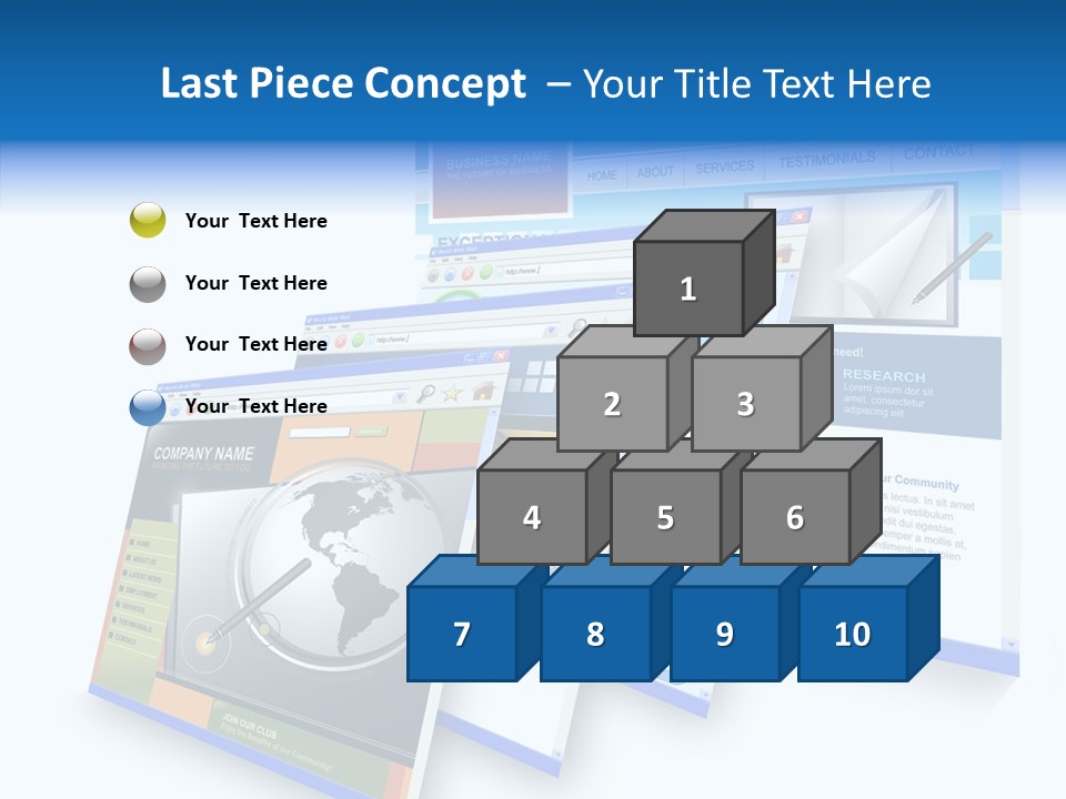 Url Internet Digital PowerPoint Template