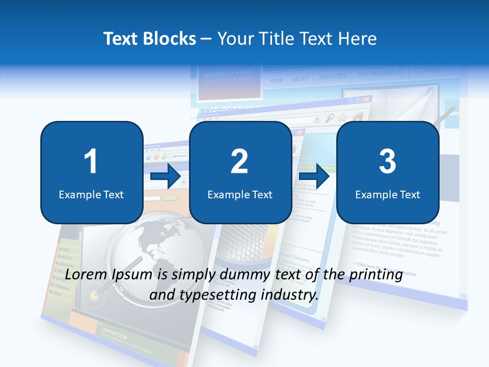 Url Internet Digital PowerPoint Template