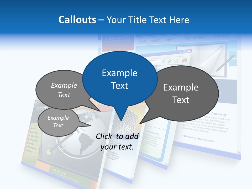 Url Internet Digital PowerPoint Template
