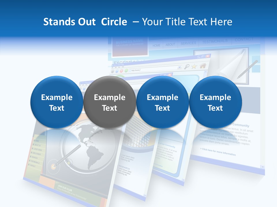 Url Internet Digital PowerPoint Template
