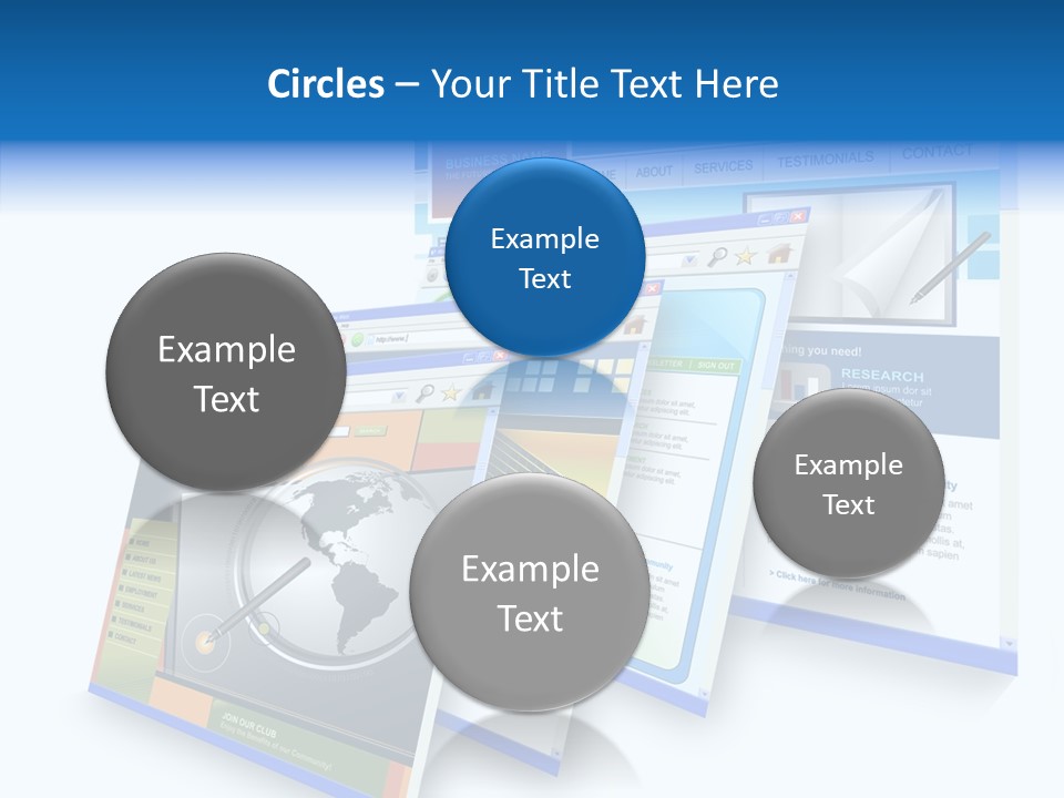 Url Internet Digital PowerPoint Template