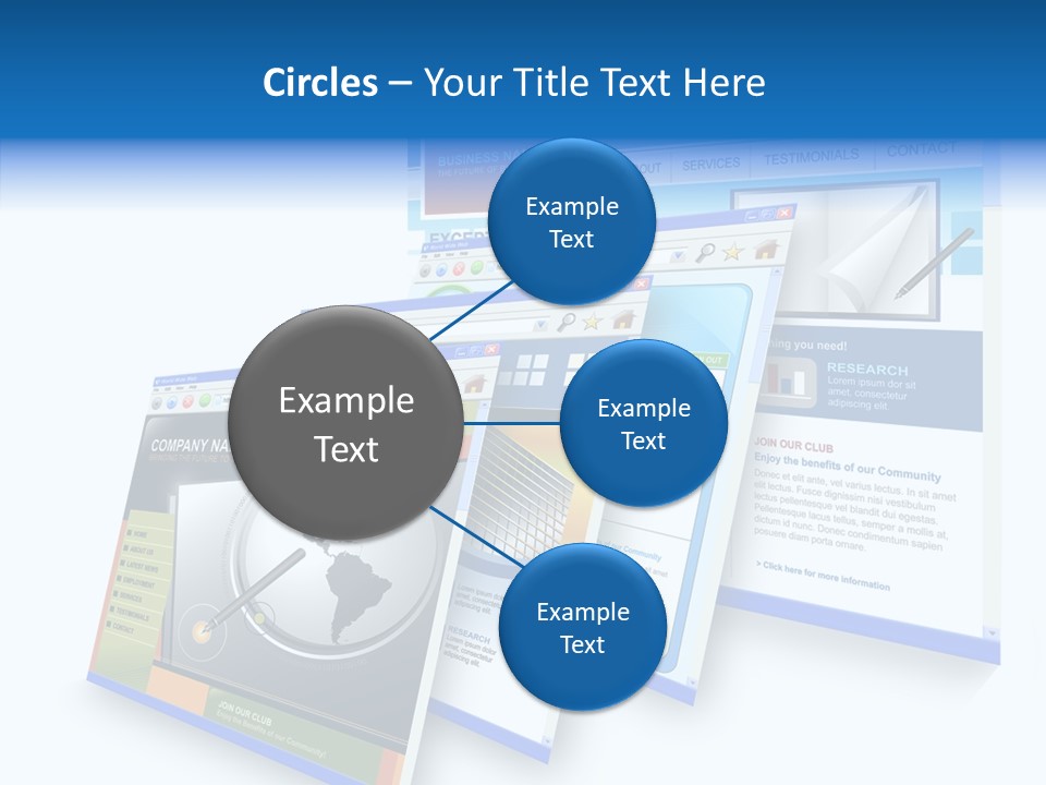 Url Internet Digital PowerPoint Template