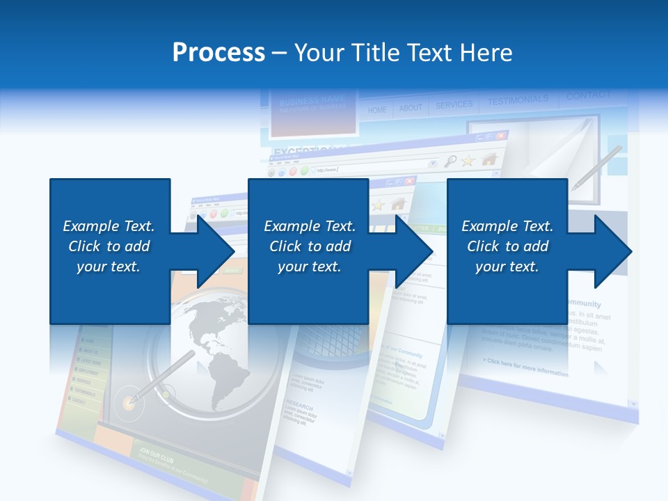 Url Internet Digital PowerPoint Template